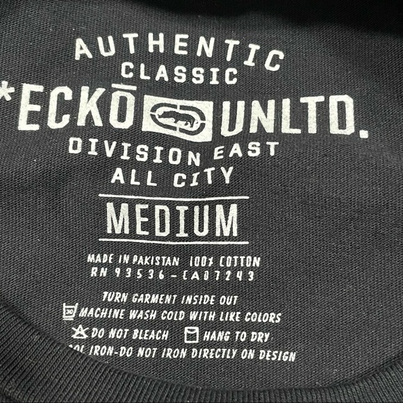 Ecko Unlimited Skull & Paisley Print Tee - Picture 2 of 4